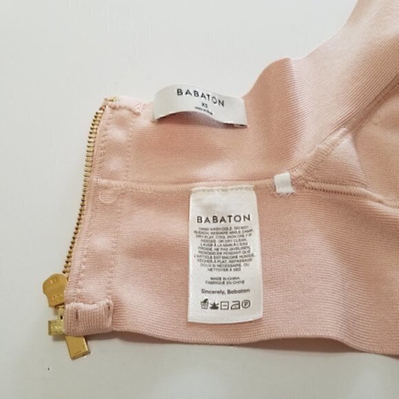 Babaton‎ Cascada Bandage Halter Pink Crop Top Size XS - Picture 6 of 6